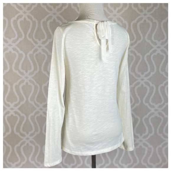 Lauren Conrad Ivory Lace Knit Top - Picture 4 of 11